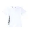 Balmain Logo Cotton T-shirt In White