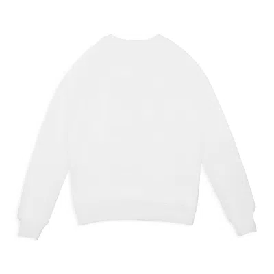 Balmain Logo Crewneck White Sweatshirt