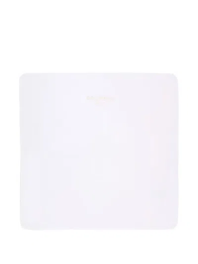 Balmain Logo-detail Blanket In Purple