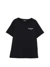Balmain Logo-detail T-shirt In Black