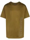 Balmain Logo-detail T-shirt In Green