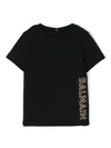 Balmain Logo-embossed T-shirt In 黑色