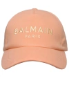 BALMAIN BALMAIN LOGO EMBROIDERED BASEBALL CAP