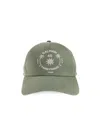 Balmain Logo Embroidered Baseball Cap In Purple