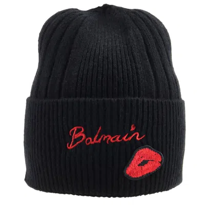 Balmain Logo-embroidered Beanie
