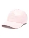Balmain Pink Signature Vinyl Cap In Pink