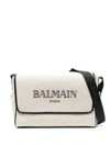 Balmain Logo-embroidered Changing Bag In Neutrals