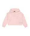 Balmain Logo-embroidered Cotton Hoodie In Nude
