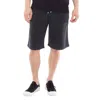 Balmain Logo-embroidered Cotton Shorts In Black