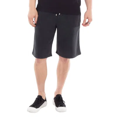 Balmain Logo-embroidered Cotton Shorts In Black