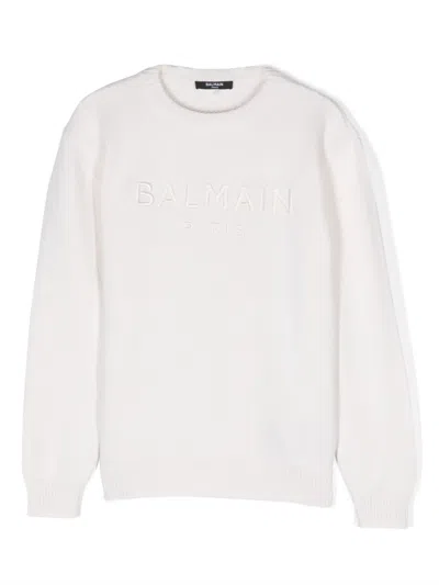 Balmain Kids' Bt9p90 W0113 106 In Neutrals