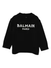 Balmain Logo-embroidered Sweater In Black