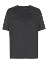 Balmain Vintage Logo T-shirt In Gray