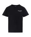 Balmain Logo-embroidered T-shirt In Black