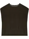 Balmain Logo-embroidered T-shirt In Grün