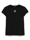 BALMAIN LOGO-EMBROIDERED T-SHIRT