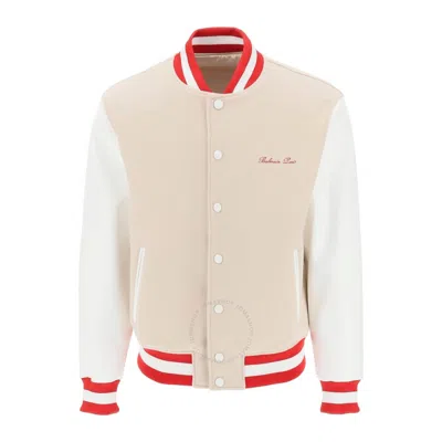 BALMAIN BALMAIN LOGO EMBROIDERED VARSITY JACKET