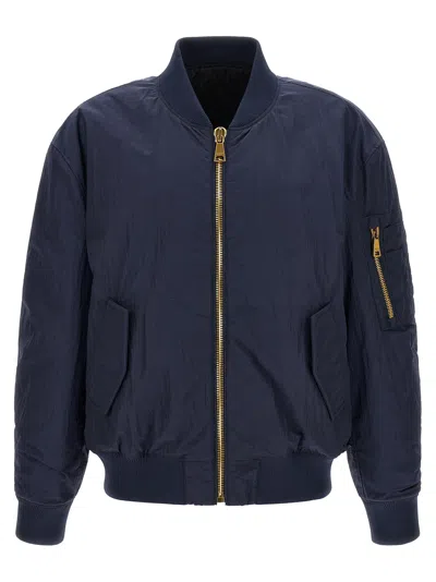 BALMAIN BALMAIN LOGO EMBROIDERY BOMBER JACKET