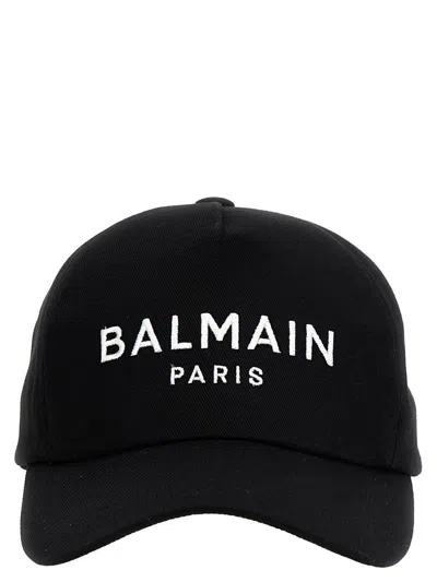 BALMAIN BALMAIN LOGO EMBROIDERY BASEBALL CAP