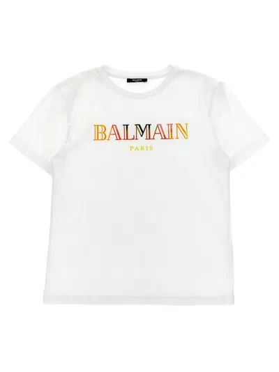 BALMAIN LOGO EMBROIDERY T-SHIRT