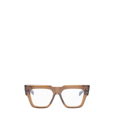 Balmain B-army Sunglasses In Brown