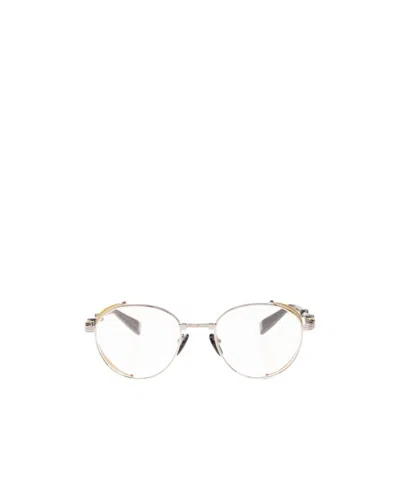 Balmain Logo Flat Mirror In White