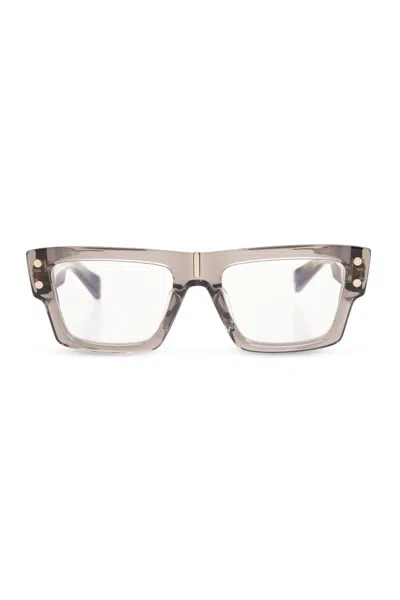 Balmain Logo Flat Mirror In White