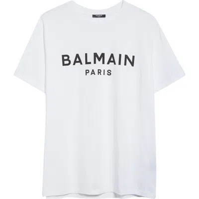 BALMAIN BALMAIN LOGO GRAPHIC T-SHIRT