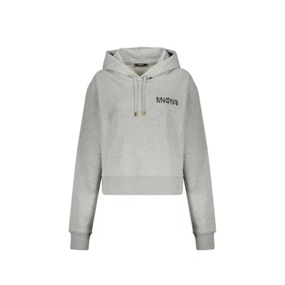 Balmain Long-sleeved Sweatshirt In Gray