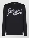 Balmain Paris Logo Intarsia Merino Wool Blend Sweater