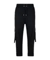 Balmain Pocket Detailed Drawstring Joggers In Black