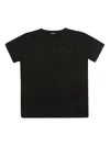 Balmain Logo-lettering Cotton T-shirt In Black