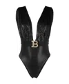 Balmain Logo One-piece Swimsuit
