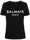 BALMAIN BALMAIN LOGO ORGANIC COTTON T-SHIRT