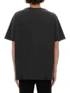 Balmain Logo Oversized T-shirt In Animal Print