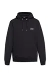 Balmain Classic Black Hoodie With Kangaroo Pocket In Black