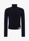 Balmain Logo Patch High-neck Sweater