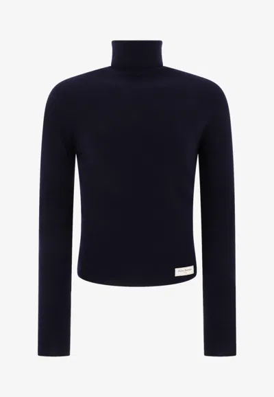 Balmain Logo Patch High-neck Sweater