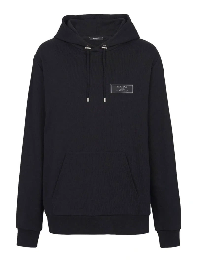 Balmain Capp Sweat. Logo In Black