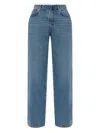 Balmain Logo-patch Jeans In Blue
