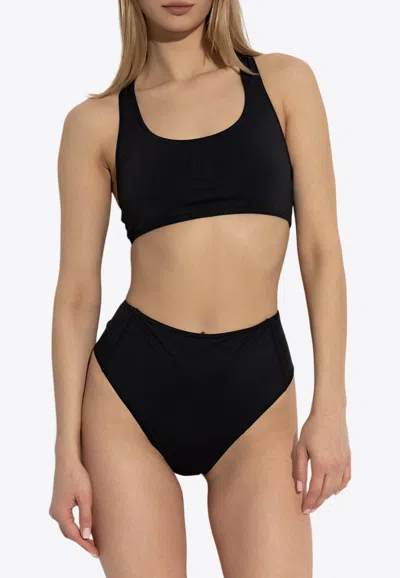 Balmain Logo Patch Racerback Bikini