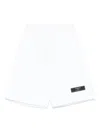 Balmain Logo-patch Shorts In White
