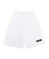 Balmain Logo-patch Shorts In White