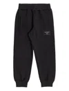 Balmain Logo-patch Track Pants In Black