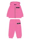 Balmain Logo-patch Tracksuit In Pink