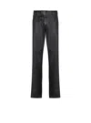 Balmain Logo Patch Trousers In Black