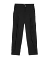 Balmain Logo-patch Trousers In Black