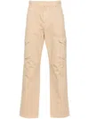 Balmain Straight Leg Cargo Trousers In Neutrals