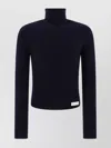 Balmain Pb Wool Turtleneck Sweater