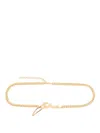 Balmain Logo-plaque Chain Belt In 金色